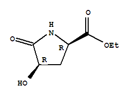 (4r)-(9ci)-4-羟基-5-氧代-D-脯氨酸乙酯结构式_455334-20-0结构式