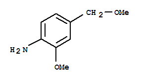 (9ci)-2-甲氧基-4-(甲氧基甲基)-苯胺结构式_457099-52-4结构式