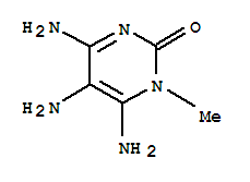 4,5,6-三氨基-1-甲基-2(1H)-嘧啶酮结构式_45864-27-5结构式