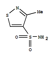 (7ci,8ci,9ci)-3-甲基-4-异噻唑磺酰胺结构式_4590-61-8结构式