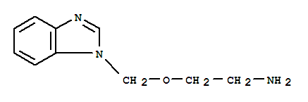 (9ci)-2-(1H-苯并咪唑-1-基甲氧基)-乙胺结构式_46277-17-2结构式