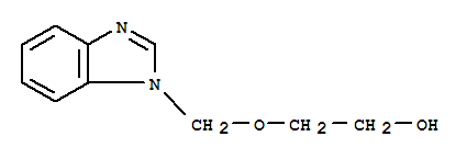 (9ci)-2-(1H-苯并咪唑-1-基甲氧基)-乙醇结构式_46277-27-4结构式