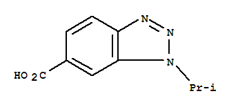 1-异丙基-1H-1,2,3-苯并噻唑-5-羧酸结构式_467235-05-8结构式