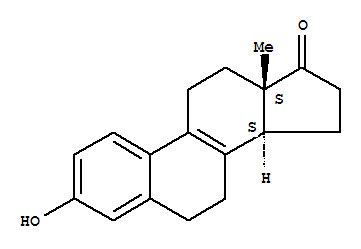 8,9-去氢雌酮结构式_474-87-3结构式