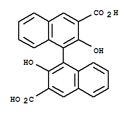 2,2-二羟基-1,1-二萘-3,3-二羧酸结构式_47568-49-0结构式