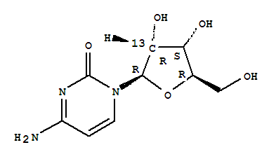胞苷-2-13c结构式_478511-19-2结构式