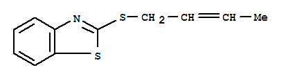 (9ci)-2-(2-丁烯硫代)-苯并噻唑结构式_49570-03-8结构式