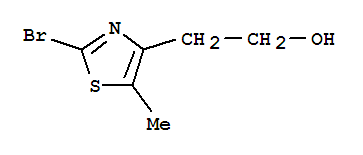 2-(2-溴-5-甲基-1,3-噻唑-4-基)乙醇结构式_496062-16-9结构式