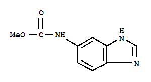 1H-苯并[d]咪唑-5-基氨基甲酸甲酯结构式_49628-79-7结构式