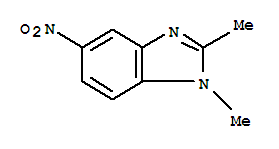 (9ci)-1,2-二甲基-5-硝基-1H-苯并咪唑结构式_49819-79-6结构式