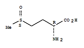 (S-(r*,s*))-2-氨基-4-(甲基亚磺酰基)丁酸结构式_50896-98-5结构式