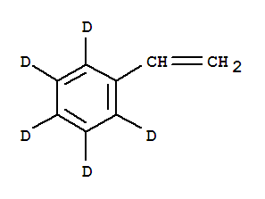苯乙烯-D5结构式_5161-29-5结构式