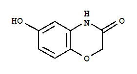 6-羟基-3,4-二氢-2H-1,4-苯并噁嗪-3-酮结构式_53412-38-7结构式