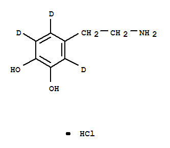 盐酸多巴胺-D3结构式_53587-30-7结构式