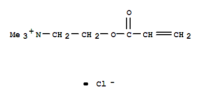 N,N,N-三甲基-2-(1-氧代-2-丙烯基)氧基-乙烷氯化铵均聚物结构式_54076-97-0结构式