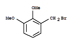 1-(溴甲基)-2,3-二甲氧基苯结构式_54636-77-0结构式