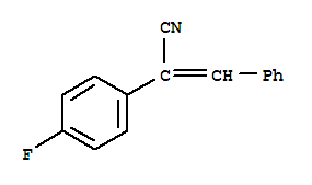 (2Z)-2-(4-氟苯基)-3-苯基丙烯腈结构式_54648-47-4结构式