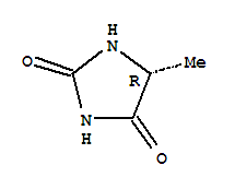 (R)-5-甲基乙内酰脲结构式_55147-68-7结构式
