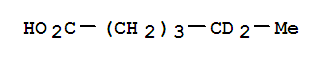 己酸-D2氘代结构式_55320-68-8结构式