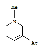 (9ci)-1-(1,2,5,6-四氢-1-甲基-3-吡啶)-乙酮结构式_55806-53-6结构式