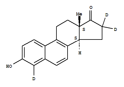 马萘雌甾酮-D3结构式_56588-54-6结构式