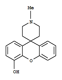 4-羟基-1-甲基螺[[9h]氧杂蒽-9,4-哌啶]结构式_57316-01-5结构式