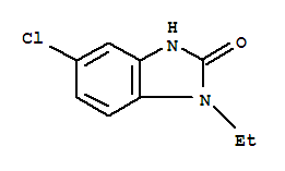 5-氯-1-乙基-1,3-二氢-(9Ci)-2H-苯并咪唑-2-酮结构式_58533-60-1结构式