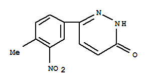 6-(4-甲基-3-硝基苯基)-3(2H)-吡嗪酮结构式_58897-78-2结构式