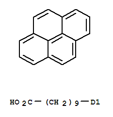 1-芘癸酸结构式_60177-21-1结构式