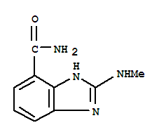 (9ci)-2-(甲基氨基)-1H-苯并咪唑-4-羧酰胺结构式_636574-51-1结构式