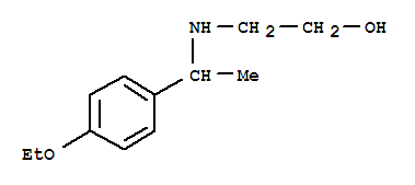 2-[1-(4-乙氧基-苯基)-乙基氨基]-乙醇结构式_636997-13-2结构式