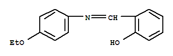 2-[[(4-乙氧基苯基)亚氨基]甲基]-苯酚结构式_637-45-6结构式