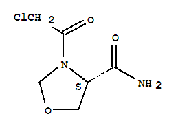 (4s)-(9ci)-3-(氯乙酰基)-4-噁唑啉羧酰胺结构式_637018-77-0结构式