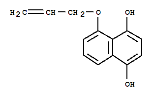 (9ci)-5-(2-丙烯基氧基)-1,4-萘二醇结构式_637738-92-2结构式