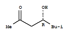 (4r)-(9ci)-4-羟基-6-甲基-2-庚酮结构式_638189-46-5结构式