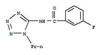 (9ci)-3-氟-n-(1-丙基-1H-四唑-5-基)-苯甲酰胺结构式_639048-42-3结构式