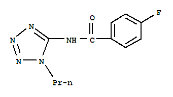 (9ci)-4-氟-n-(1-丙基-1H-四唑-5-基)-苯甲酰胺结构式_639048-60-5结构式