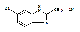 (9ci)-5-氯-1H-苯并咪唑-2-乙腈结构式_63928-16-5结构式