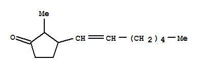 (9ci)-3-(1-庚烯基)-2-甲基-环戊酮结构式_639515-38-1结构式