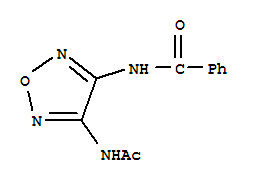 (9ci)-n-[4-(乙酰基氨基)-1,2,5-噁二唑-3-基]-苯甲酰胺结构式_640238-21-7结构式