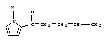 (9ci)-1-(1-甲基-1H-吡咯-2-基)-4-戊烯-1-酮结构式_640285-93-4结构式