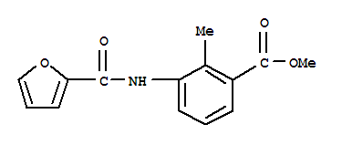 (9ci)-3-[(2-呋喃羰基)氨基]-2-甲基-苯甲酸甲酯结构式_641604-61-7结构式