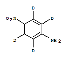 4-硝基苯胺-D4结构式_64164-08-5结构式