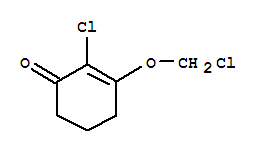 (9ci)-2-氯-3-(氯甲氧基)-2-环己烯-1-酮结构式_642087-96-5结构式