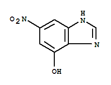 (9ci)-6-硝基-1H-苯并咪唑-4-醇结构式_64265-12-9结构式
