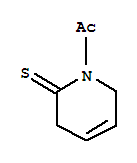 (7ci,8ci)-1-乙酰基-3,6-二氢-2(1H)-吡啶硫酮结构式_6431-25-0结构式