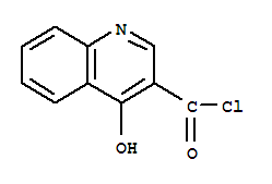 3-喹啉羰酰氯,4-羟基-(9CI)结构式_64321-68-2结构式