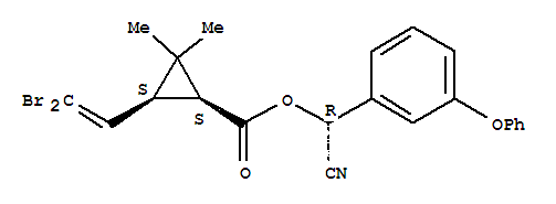 1S,3S,alphaR-溴氰菊酯结构式_64364-01-8结构式