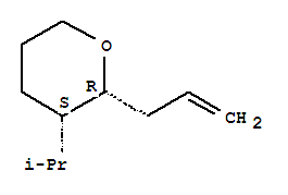 (2r,3s)-rel-(9ci)-四氢-3-(1-甲基乙基)-2-(2-丙烯基)-,2H-吡喃结构式_645413-27-0结构式