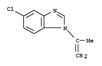 (9ci)-5-氯-1-(1-甲基乙烯)-1H-苯并咪唑结构式_64640-32-0结构式